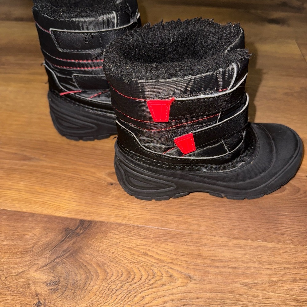 Black Winter snow Boots 11c - Picture 5 of 6